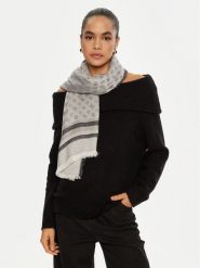 Guess Chusta AW5249 VIS03 Szary. Szare rękawiczki damskie Guess, z aplikacjami, z materiału. Za 269.99 zł.