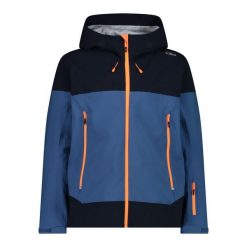 Kurtka z kapturem 3-warstwowa CMP Unlimitech. Niebieskie kurtki sportowe męskie CMP, na zimę, m, bez wzorów, narciarskie. Za 826.70 zł.