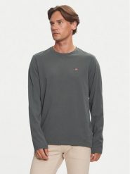 Napapijri Longsleeve Salis NP0A4HN7 Zielony Regular Fit. Zielone bluzki z długim rękawem męskie Napapijri, m, bez wzorów, z bawełny, bez kołnierzyka. Za 179.99 zł.