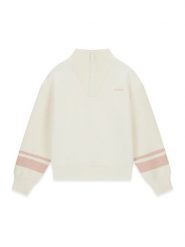 Guess Bluza J6BQ18 K7386 Kremowy Relaxed Fit. Białe bluzy dla dziewczynek Guess, z aplikacjami, z syntetyku, bez ramiączek, bez kaptura. Za 324.99 zł.