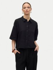 Vero Moda Koszula Linn 10306820 Czarny Relaxed Fit. Czarne bluzki damskie Vero Moda, m, bez wzorów, z wiskozy, bez kołnierzyka, bez ramiączek. Za 99.99 zł.
