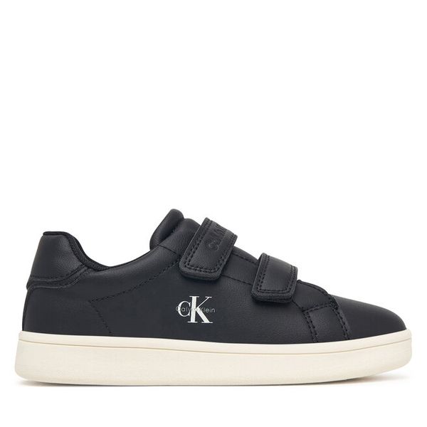 Sneakersy Calvin Klein. Czarne trampki i tenisówki chłopięce Calvin Klein, bez wzorów, bez zapięcia. Za 282.99 zł.