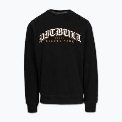 Bluza męska Pitbull Crewneck Tattoo. Czarne bluzy męskie PITBULL, m, bez wzorów, z bawełny, bez kaptura. Za 229.99 zł.