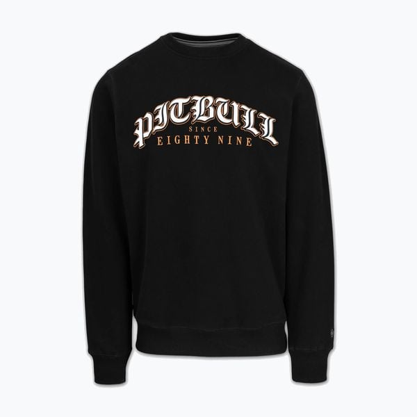 Bluza męska Pitbull Crewneck Tattoo. Czarne bluzy męskie PITBULL, m, bez wzorów, z bawełny, bez kaptura. Za 229.99 zł.