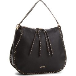 Torebka LIU JO - L Hobo Gioia A68051 E0033 Nero 22222. Czarne torebki do ręki damskie Liu Jo, ze skóry ekologicznej. Za 649.00 zł.