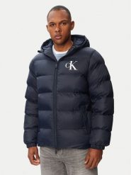 Calvin Klein Jeans Kurtka zimowa LV04RG513G Granatowy Regular Fit. Niebieskie kurtki męskie Calvin Klein Jeans, na zimę, l, bez wzorów, z jeansu, bez kaptura. Za 849.99 zł.