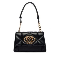 Torebka LOVE MOSCHINO. Czarne torebki do ręki damskie Love Moschino, bez wzorów, klasyczne, bez dodatków. Za 1,009.00 zł.
