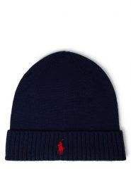 Polo Ralph Lauren Męska wełniana czapka Mężczyźni Wełna niebieski jednolity, ONE SIZE. Niebieskie czapki i kapelusze męskie Polo Ralph Lauren, bez wzorów, z dzianiny. Za 359.95 zł.