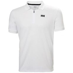 Koszulka polo z zamkiem błyskawicznym 1/2 Helly Hansen HP. Białe koszulki polo męskie Helly Hansen, m, bez wzorów, z materiału, klasyczne, bez ramiączek. Za 364.50 zł.