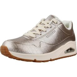 Buty SKECHERS UNO SHININ BRIGHT Srebrny. Brązowe trekkingi damskie Skechers, trekkingowe. Za 321.99 zł.