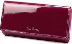 Portfel damski skórzany PIERRE CARDIN 07 SHINY 121 Fioletowy. Fioletowe portfele damskie Pierre Cardin, bez wzorów. Za 186.09 zł.