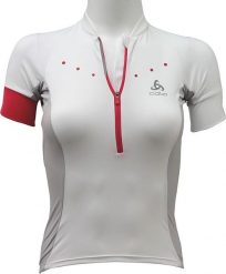 Odlo Koszulka damska Gavia biała r. XL (410891-10000). Białe t-shirty damskie Odlo, xl, bez wzorów, bez kołnierzyka. Za 64.11 zł.