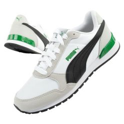 Buty sportowe męskie Puma ST Runner v2 NL. Białe buty sportowe męskie Puma, ze skóry ekologicznej, bez zapięcia. Za 179.00 zł.