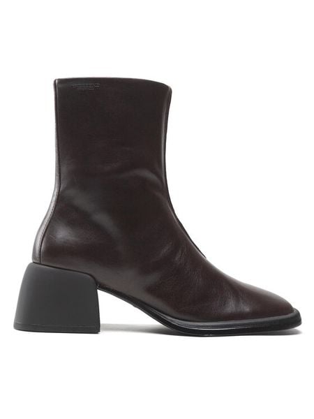 Vagabond Shoemakers Botki Ansie 5445-001-35 Brązowy. Brązowe botki damskie Vagabond Shoemakers, ze skóry, bez obcasa, na słupku, bez zapięcia. Za 769.99 zł.