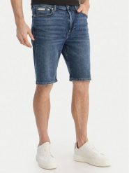 Calvin Klein Jeans Szorty jeansowe LV04RF922G Niebieski Regular Fit. Niebieskie szorty męskie Calvin Klein Jeans, m, bez wzorów, z bawełny. Za 289.99 zł.