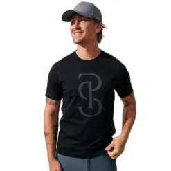 Koszulka PS of Sweden Scott. Czarne koszulki sportowe męskie PS OF SWEDEN, na lato, m, bez wzorów, bez kołnierzyka, bez ramiączek, do jazdy konnej. Za 258.50 zł.