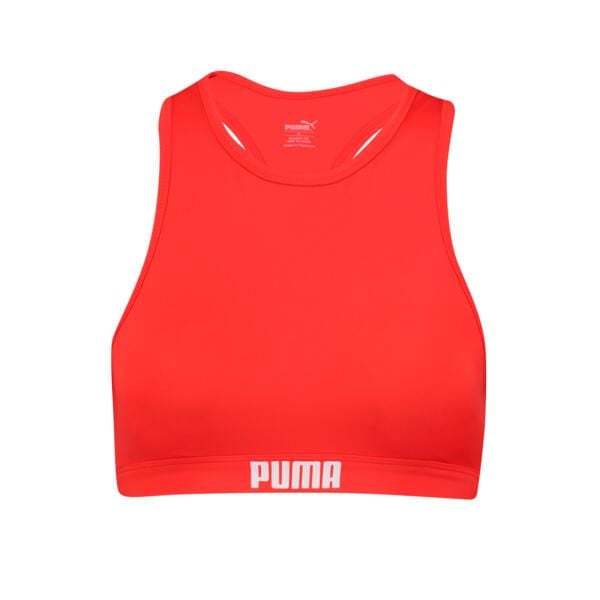 Góra od bikini Puma, racerback, czerwonym. Czerwone bikini damskie Puma, xl, bez wzorów. Za 173.99 zł.