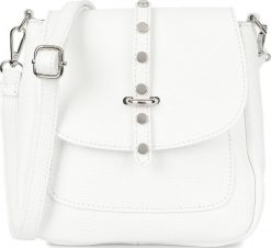 Vera Pelle Skórzana listonoszka damska z klapką Vera Pelle biała X45. Białe torby i plecaki dziecięce Vera Pelle. Za 119.00 zł.