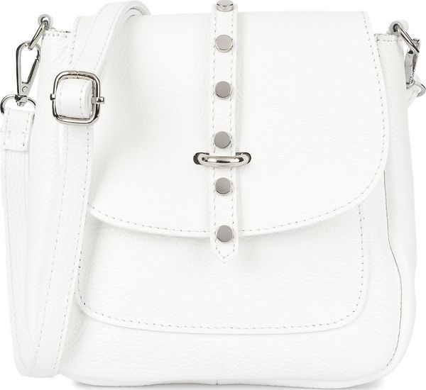 Vera Pelle Skórzana listonoszka damska z klapką Vera Pelle biała X45. Białe torby i plecaki dziecięce Vera Pelle. Za 119.00 zł.