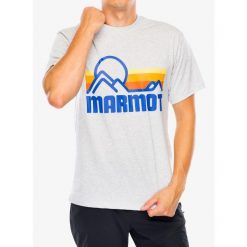 Koszulka bawełniana męska Marmot Coastal Tee. Szare koszulki polo męskie Marmot, m, bez wzorów, z bawełny, bez ramiączek. W wyprzedaży za 159.60 zł.
