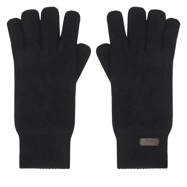 Rękawiczki Barbour. Czarne rękawiczki męskie Barbour, bez wzorów, z dzianiny. Za 249.99 zł.