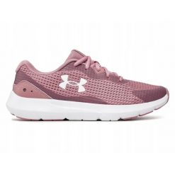 Buty do biegania damskie UNDER ARMOUR SURGE 3 dla aktywnych. Czerwone obuwie sportowe damskie Under Armour, bez wzorów, do biegania. Za 274.00 zł.