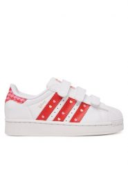 Adidas Sneakersy Superstar Led Lights Cf I KK1295 Biały. Białe buty sportowe dziewczęce Adidas, bez wzorów, ze skóry, bez zapięcia. Za 369.99 zł.