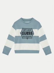 Guess Sweter N5RQ09 KCCH0 Kolorowy Regular Fit. Swetry dla chłopców Guess, z aplikacjami, z bawełny, bez kołnierzyka, bez kaptura. Za 199.99 zł.