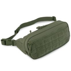 Nerka torba biodrowa Molle. Zielone saszetki męskie Mil-Tec, z materiału, małe. Za 74.99 zł.