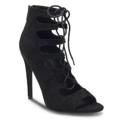 Sandały DeeZee. Czarne klapki damskie DeeZee, bez wzorów, bez obcasa, na szpilce, bez zapięcia. Za 199.99 zł.