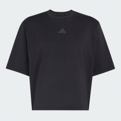 KRÓTKA KOSZULKA D4T PrimeLift. Czarne koszulki sportowe męskie Adidas, s, bez wzorów, z bawełny, bez kołnierzyka, bez ramiączek, do biegania. Za 179.00 zł.