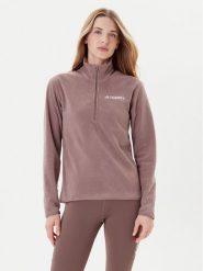 Adidas Polar Multi Essentials JM3119 Beżowy Regular Fit. Brązowe bluzy sportowe damskie Adidas, xl, bez wzorów, z polaru, bez kaptura. Za 179.99 zł.