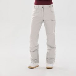 Spodnie snowboardowe damskie Dreamscape SNB 500. Brązowe spodnie materiałowe damskie DREAMSCAPE, m, bez wzorów, z materiału. Za 379.99 zł.