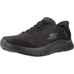 Buty SKECHERS SLIP - INS GO WALK FLEX - SMOOT Czarny. Czarne buty sportowe męskie Skechers, trekkingowe. Za 312.99 zł.