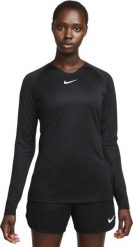 Nike Koszulka damska Dri-FIT Park First Layer czarna AV2610 010 S. Czarne t-shirty damskie Nike, s, bez wzorów, bez kołnierzyka. Za 88.99 zł.