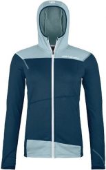 Bluza z kapturem damska Ortovox Fleece Light Hoody - deep ocean. Bluzy damskie Reebok, bez wzorów, z kapturem. Za 960.84 zł.