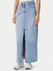 Tommy Jeans Spódnica jeansowa Claire DW0DW20581 Niebieski Regular Fit. Niebieskie spódnice damskie Tommy Jeans, bez wzorów, z bawełny. Za 249.99 zł.