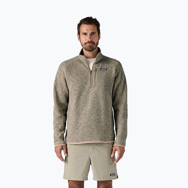 Bluza polarowa męska Patagonia Better Sweater 1/4 Zip. Brązowe bluzy męskie Patagonia, m, bez wzorów, z polaru, bez kaptura. Za 399.99 zł.