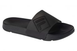 Klapki na basen męskie, Morro Bay Lugo Slipper. Czarne klapki męskie Fila, z materiału, sportowe. Za 99.00 zł.