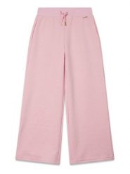 Guess Kids Spodnie materiałowe 180745 Różowy Regular Fit. Czerwone spodnie materiałowe dla dziewczynek Guess Kids, z aplikacjami, z materiału. Za 269.99 zł.