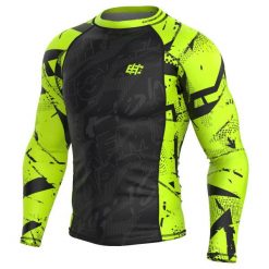 Koszulka sportowa męska Rashguard do MMA EXTREME HOBBY NEO. Brązowe koszulki sportowe męskie EXTREME HOBBY, m, bez wzorów, z bawełny, bez kołnierzyka, bez ramiączek, do biegania. Za 209.00 zł.