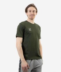 T-shirt Givova Cotone Verde Militar Green 2xl. Brązowe t-shirty męskie Givova, m, z aplikacjami, z bawełny, klasyczne, bez kołnierzyka. Za 66.25 zł.