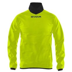 Givova Rain Orience Fluo XL - Wodoodporny płaszcz przeciwdeszczowy. Brązowe płaszcze męskie Givova, m, bez wzorów, eleganckie, bez kaptura. Za 179.99 zł.