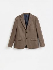 Marynarka regular w pepitkę - Inny. Marynarki męskie Reserved, bez wzorów, z tkaniny. Za 359.99 zł.