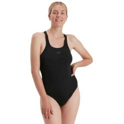 Strój kąpielowy jednoczęściowy damski na basen Speedo Medalist. Czarne kostiumy jednoczęściowe damskie Speedo, m, bez wzorów, sportowe, do pływania. Za 169.99 zł.
