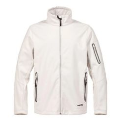 Softshell polarowy Musto ESS. Białe bluzy męskie Musto, bez wzorów, z polaru, bez kaptura. Za 636.50 zł.