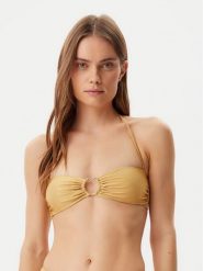 Guess Góra od bikini E4GJ16 KC632 Pomarańczowy Regular Fit. Brązowe bikini damskie Guess, xl, z aplikacjami. Za 249.99 zł.