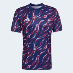 Koszulka piłkarska ADIDAS Practise 26. Czarne koszulki sportowe męskie Adidas, m, bez wzorów, bez kołnierzyka, bez ramiączek, do piłki nożnej. W wyprzedaży za 99.99 zł.