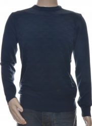 Leccos Sweter sweterek męski granatowy z kaszmirem L. Niebieskie swetry przez głowę męskie Leccos, l, bez wzorów, z kaszmiru, bez kołnierzyka. Za 79.99 zł.
