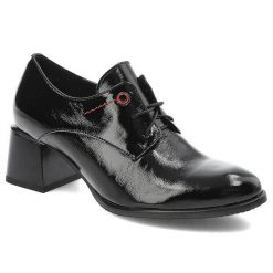 Czarne Botki Damskie Lemar Wygodne Modne Obuwie. Czarne botki damskie Lemar, na wiosnę, ze skóry, biznesowe, bez obcasa, bez zapięcia. Za 349.00 zł.